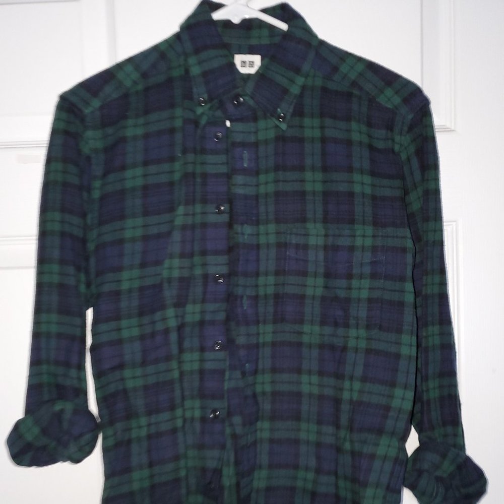 Uniqlo Blackwatch Flannel Button-up